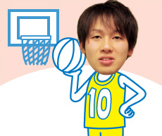 Aさん（20代男性）｜ドクター・患者さんインタビュー　バスケットボールを持っているAさん